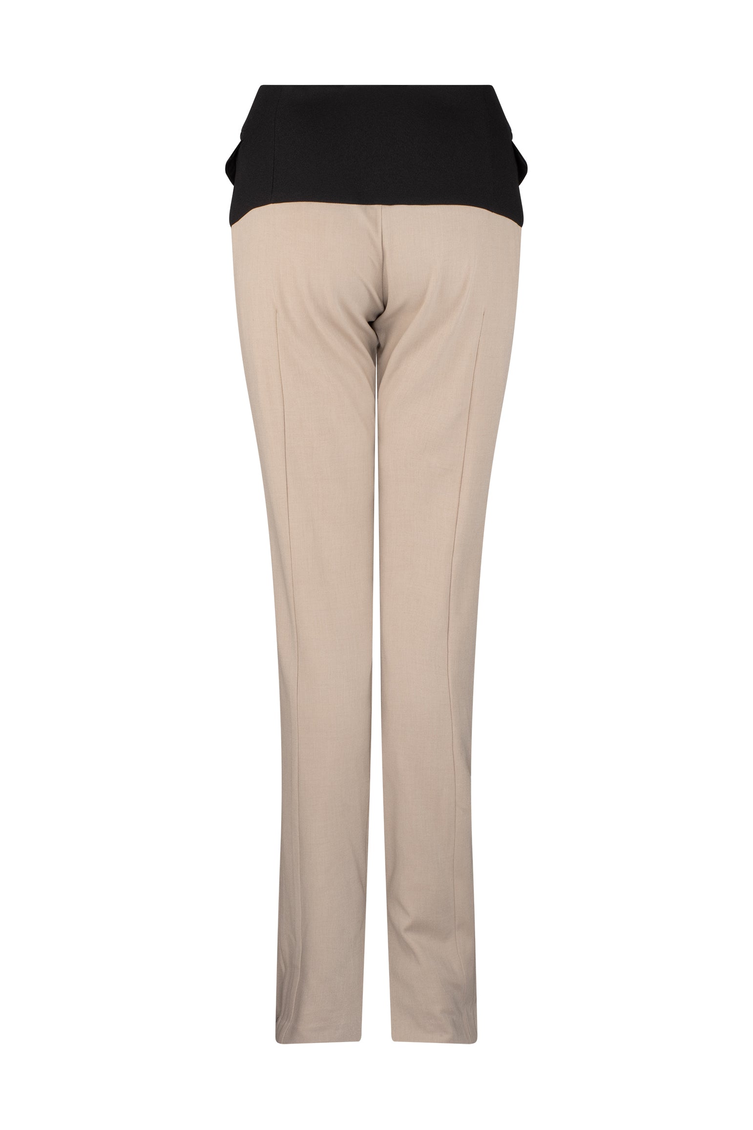 TWO TONE V-BACK STRAIGHT PANT