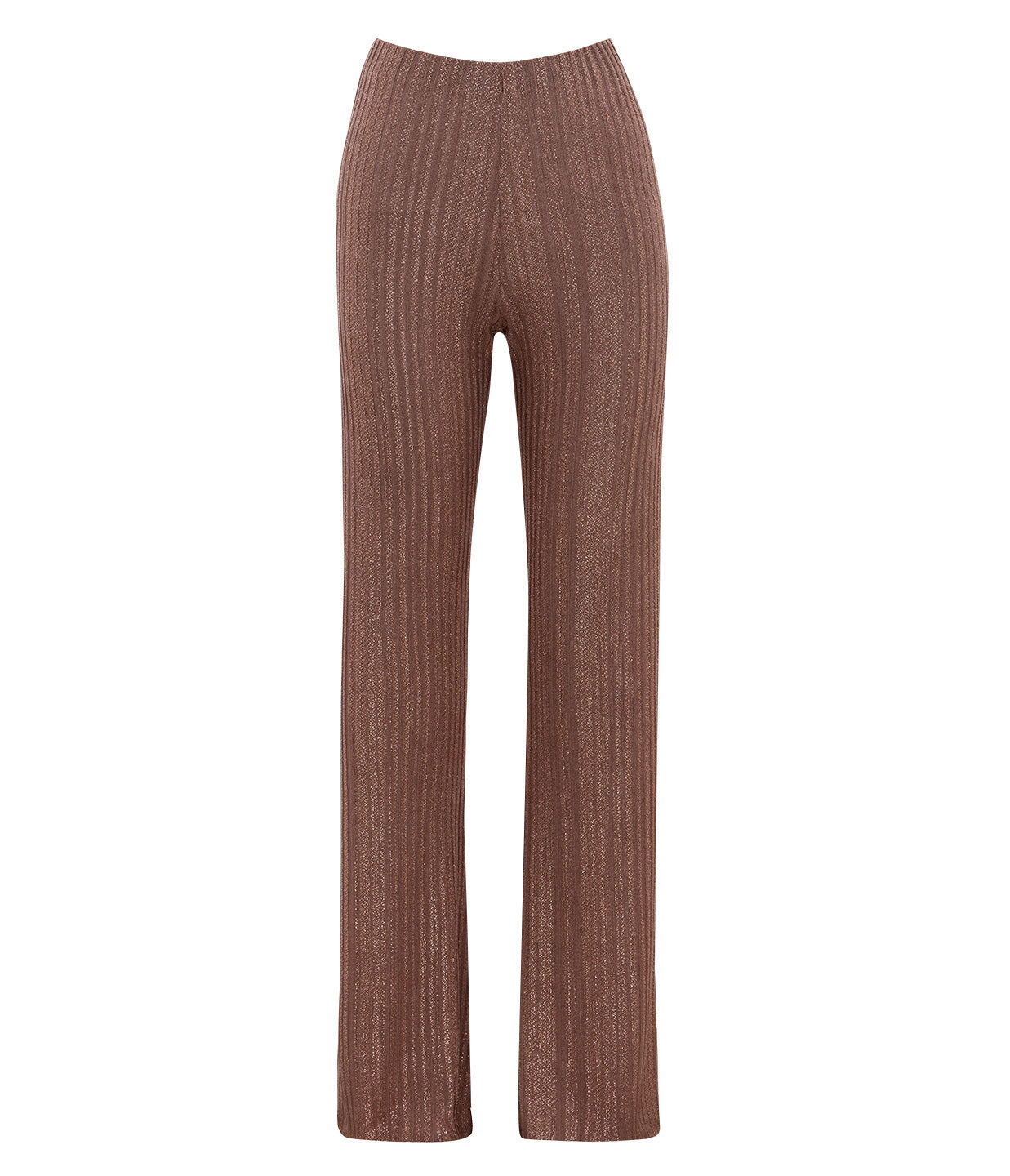 A-LINE KNIT PANT in TOFFEE
