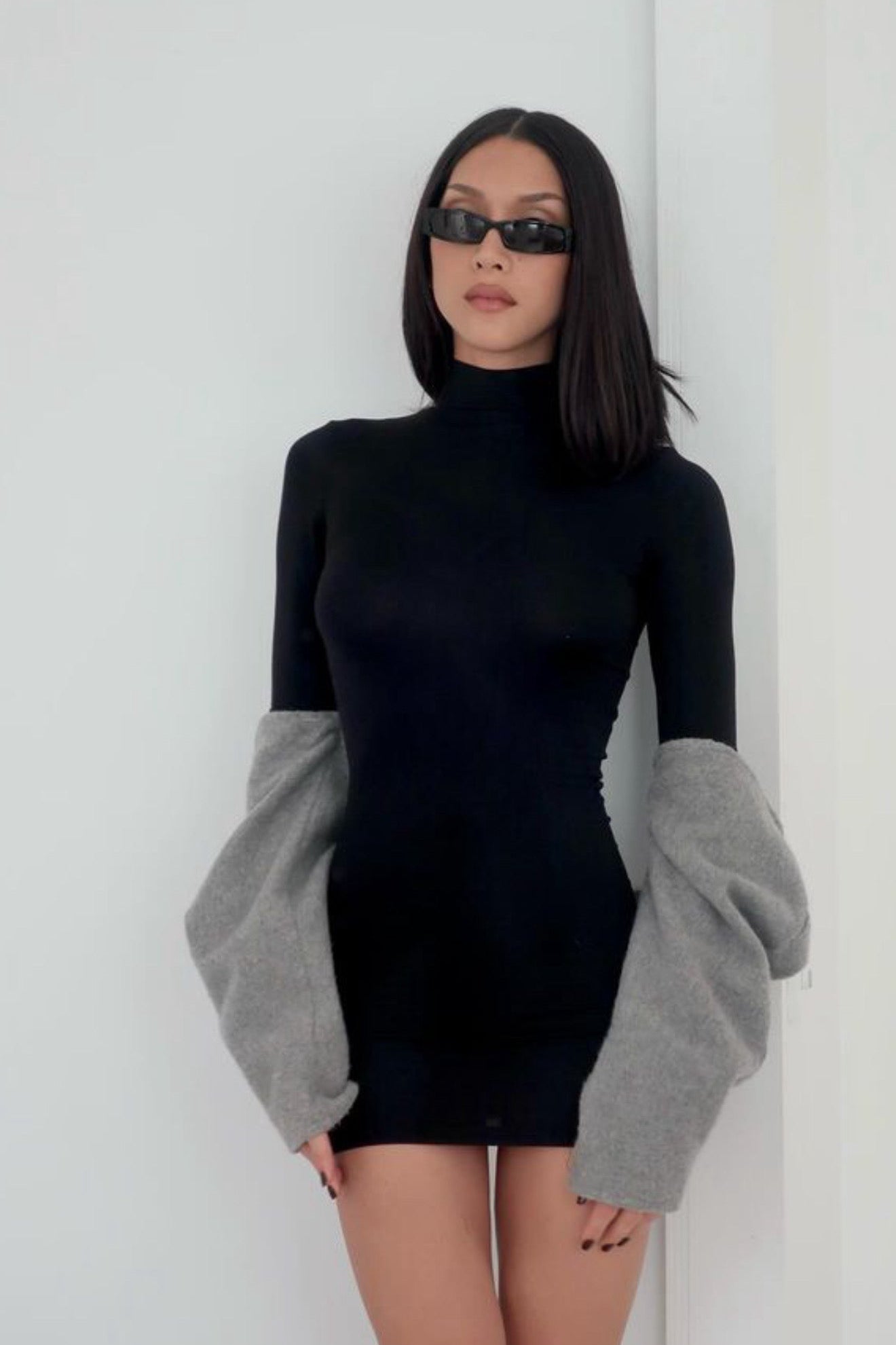 ARM WARMER MINI DRESS