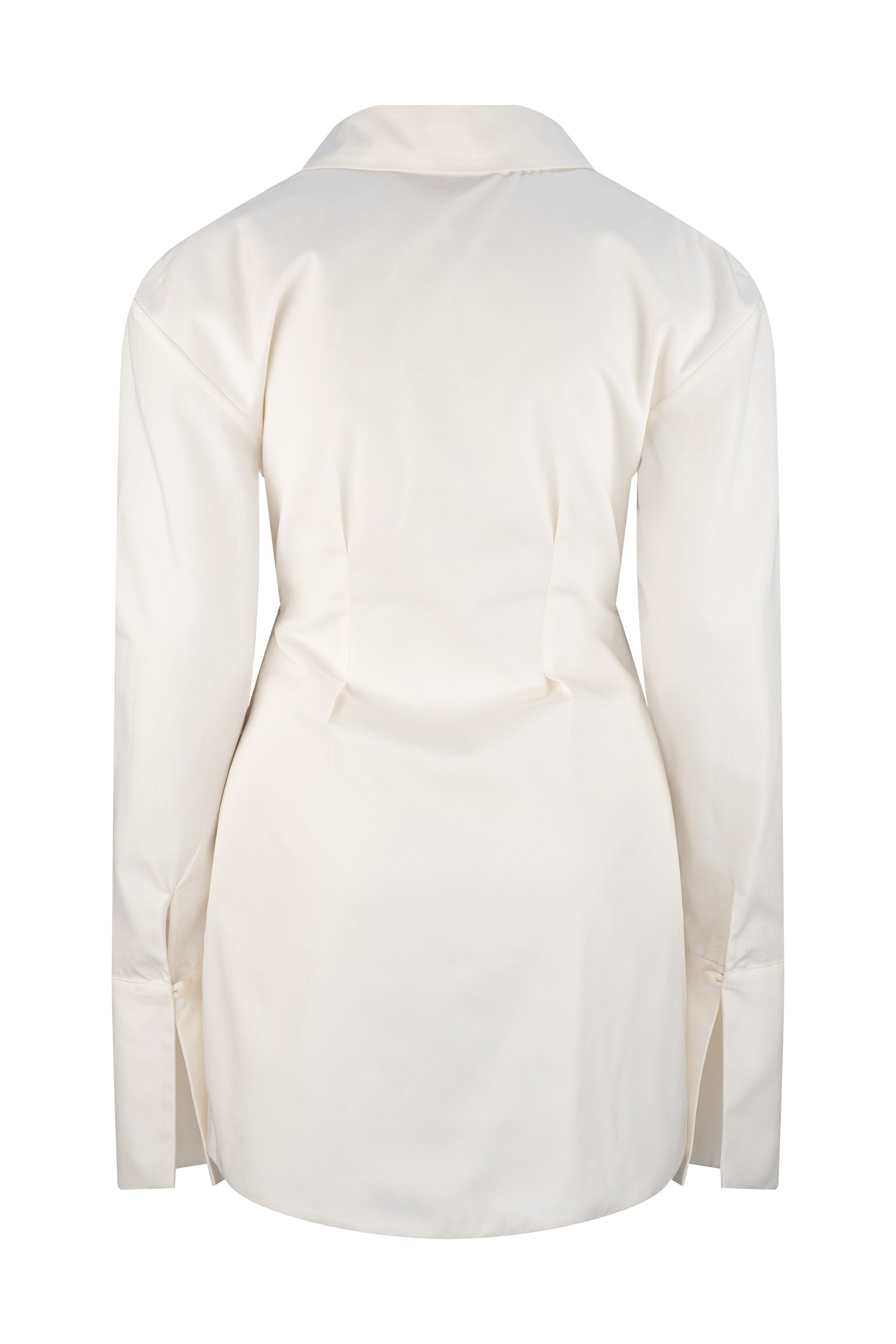 GEOMETRIC CUT OUT SHIRT DRESS